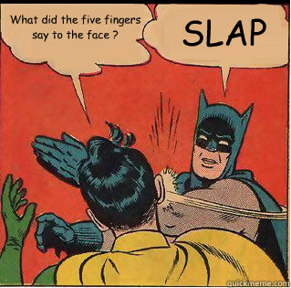 Batman slapping Robin meme illustrating the importance of acting on quick SEO wins